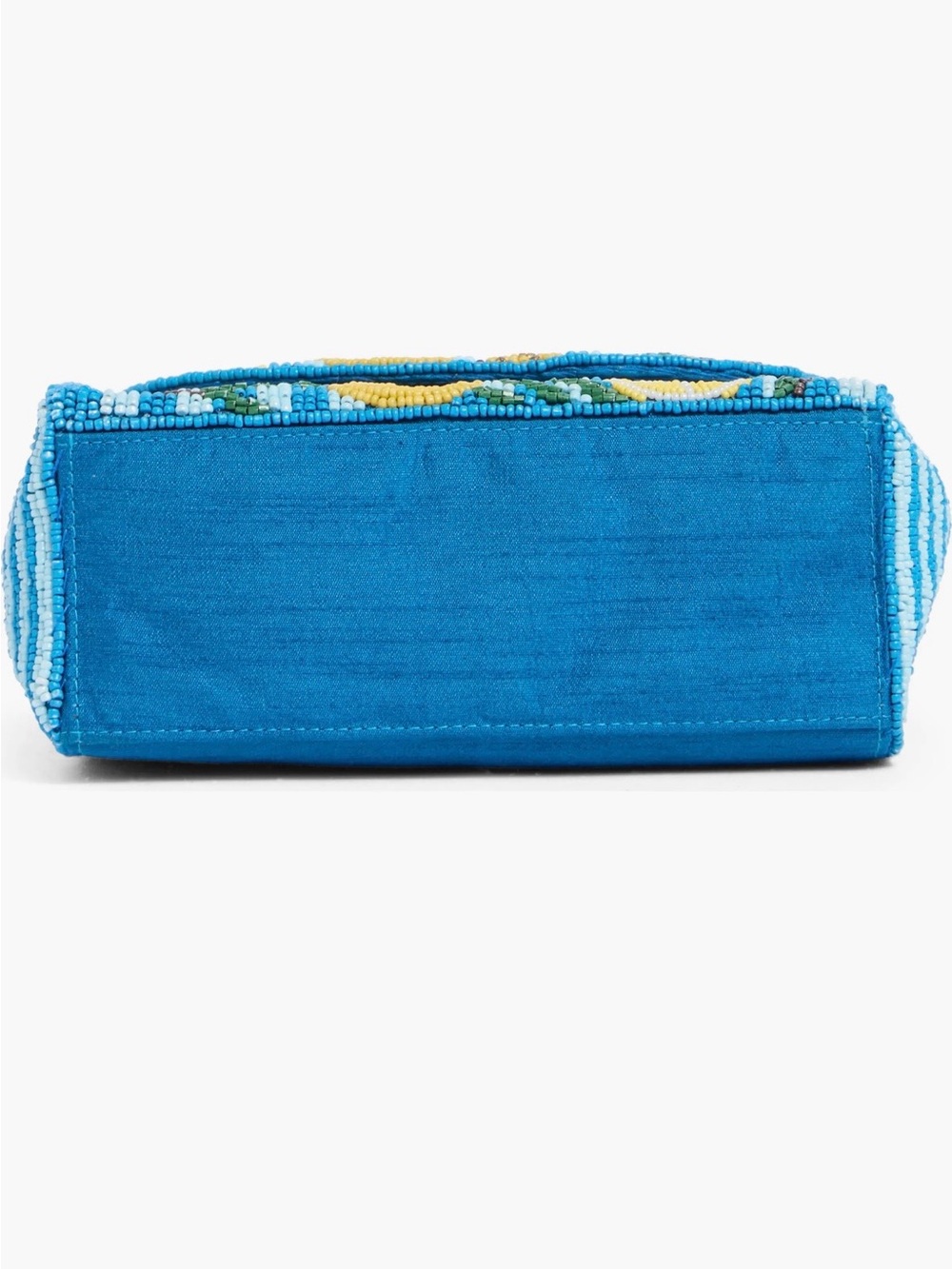 Collection XIIX Beaded Lemon-Print Shoulder Bag in Blue and Yellow - Picture 4 of 4